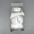 thumbnail image 2 of Ambesonne Animal Bedding Set 4 Pcs, Wild, Queen, Black and White, 2 of 3