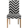thumbnail image 2 of Funda elástica para silla ABPHQTO Líneas geométricas abstractas Chevron Juego de 6, 2 of 4