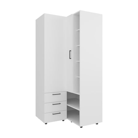 We Have Furniture Ursine Armoire, Bedroom, White