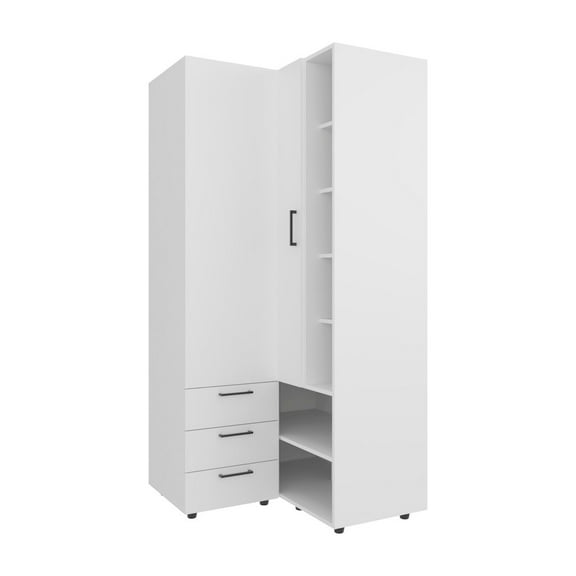 We Have Furniture Ursine Armoire, Bedroom, White