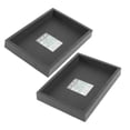 thumbnail image 1 of 2Pcs Flowerpot Trays Rectangular Water Plate Flowerpot Holders Bonsai Bases, 1 of 9