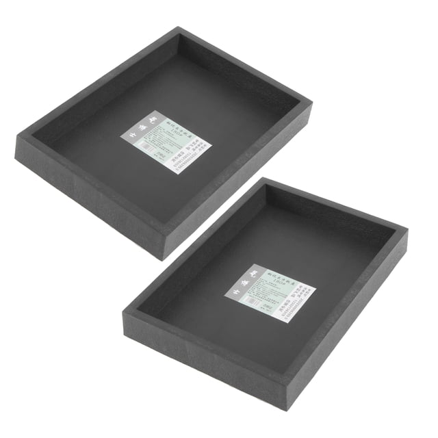 2Pcs Flowerpot Trays Rectangular Water Plate Flowerpot Holders Bonsai Bases