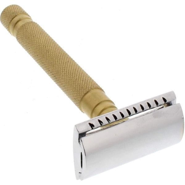 WCS Vintage Collection Razor 78BR, Brass-Closed Comb