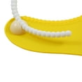 thumbnail image 4 of Little Busy Baby 2 pack Silicone Waterproof Baby Bib with Durable Pocket, Yellow, Toddler, 4 of 6