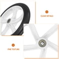 thumbnail image 3 of CRILSTYLEO Replacement Electric Wheelchair Wheels Set of 2 Assorted Color PU Caster Wheels for Office Chair and Cart Use, 3 of 6