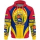 thumbnail image 4 of Sudadera con capucha con estampado 3D de la bandera de Venezuela, sudadera con cremallera para hombres y mujeres, sudadera con capucha de gran tamaño, sudaderas con cremallera para niños, chándales, a, 4 of 5