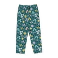 thumbnail image 6 of Uemuo Floral Pattern Women's Wide Leg Palazzo Lounge Pants with Pockets Light Weight Loose Comfy Casual Pajama Pants-XX-Large, 6 of 9