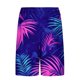 thumbnail image 5 of Ceisia Men's Neon Palm Leaf Print Beach Shorts with Quick Dry Stretch Fabric and Anti-Exposure Liner Multicolor M Gifts, 5 of 6