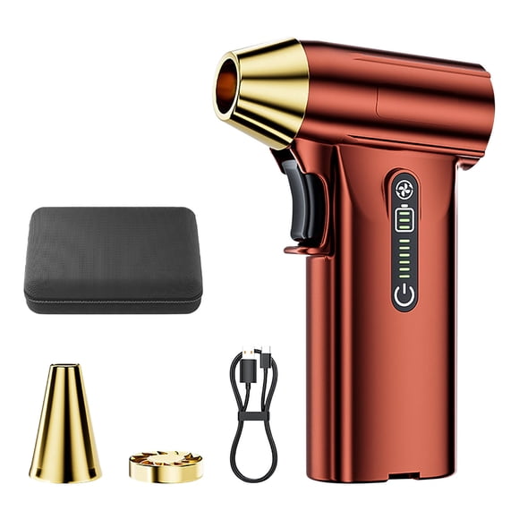 SSZMDLB Portable Handheld Turbo Fan Kit, Car Dust Blower with High-Speed Brushless Motor, Outdoor Cleaning Fan for Electronics, Rechargeable Air Duster, Compressed Air Alternative