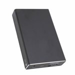 Dual Bay External Hard Drive Enclosure, Plug and Play Support UASP  HDD Enclosure USB C Independent Power Cable  for 2.5 Inch  I/II/III HDD SSD