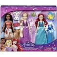 thumbnail image 3 of Disney Princess Royal Fashions and Friends 12 inch Fashion Doll, Ariel, Moana, and Rapunzel, Ages 4+, 3 of 5