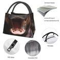 thumbnail image 4 of Balery Playful Baby Hippo Splash Bolsa de Aislamiento Portátil – Bolsa de Almuerzo con Forro de Aluminio Mejorado, Funda Impermeable y Fácil de Limpiar para Picnic y Caja de Almuerzo, 4 of 6