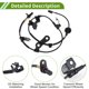 thumbnail image 4 of Sensor de velocidad de rueda ABS trasero derecho Unique Bargains Sensor ABS Sistema de frenos antibloqueo No. 95681D3100 para Hyundai Tucson 2015-2020, 4 of 7
