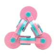 thumbnail image 2 of Blue 3D Finger Gyro Spinner Plastic Stress Relief Fidget Toy For Adhd Anxiety Classroom Focus Aid Office Use With Sensory Rotation Therapy Blue, 2 of 4
