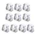 thumbnail image 1 of EeaseCA 10pcs Plastic Water Supply Pipe Clamp Clips with Lock Fit for 25mm Outer Dia Pipe(25mm), 1 of 8