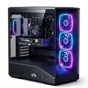 NIMO Gaming-Desktop, GeForce RTX-5060 8GB Intel i5-14400F(Up to 3.6GHz beat i7-11700) 16GB DDR5, 1TB SSD, 650W 80+ Gold PSU ARGB Fan x4, Prebuilt PC Business & AI Creation Digital Nomads Streaming