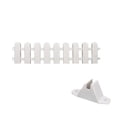 thumbnail image 2 of Plastic Garden Fence Border Edging Picket Fence With Stakes Lawn Flower Bed Divider Outdoor Garden Decor Easy Install Durable Reusable, Plant Protection Space Divider, for Garden Yard Lawn Use, 2 of 5
