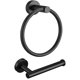 thumbnail image 1 of Bathroom Towel Ring Set, Stainless Steel Matte Black Hardware Accessories Set Includes Hand Towel Holder, Toilet Paper Holder, 1 of 5