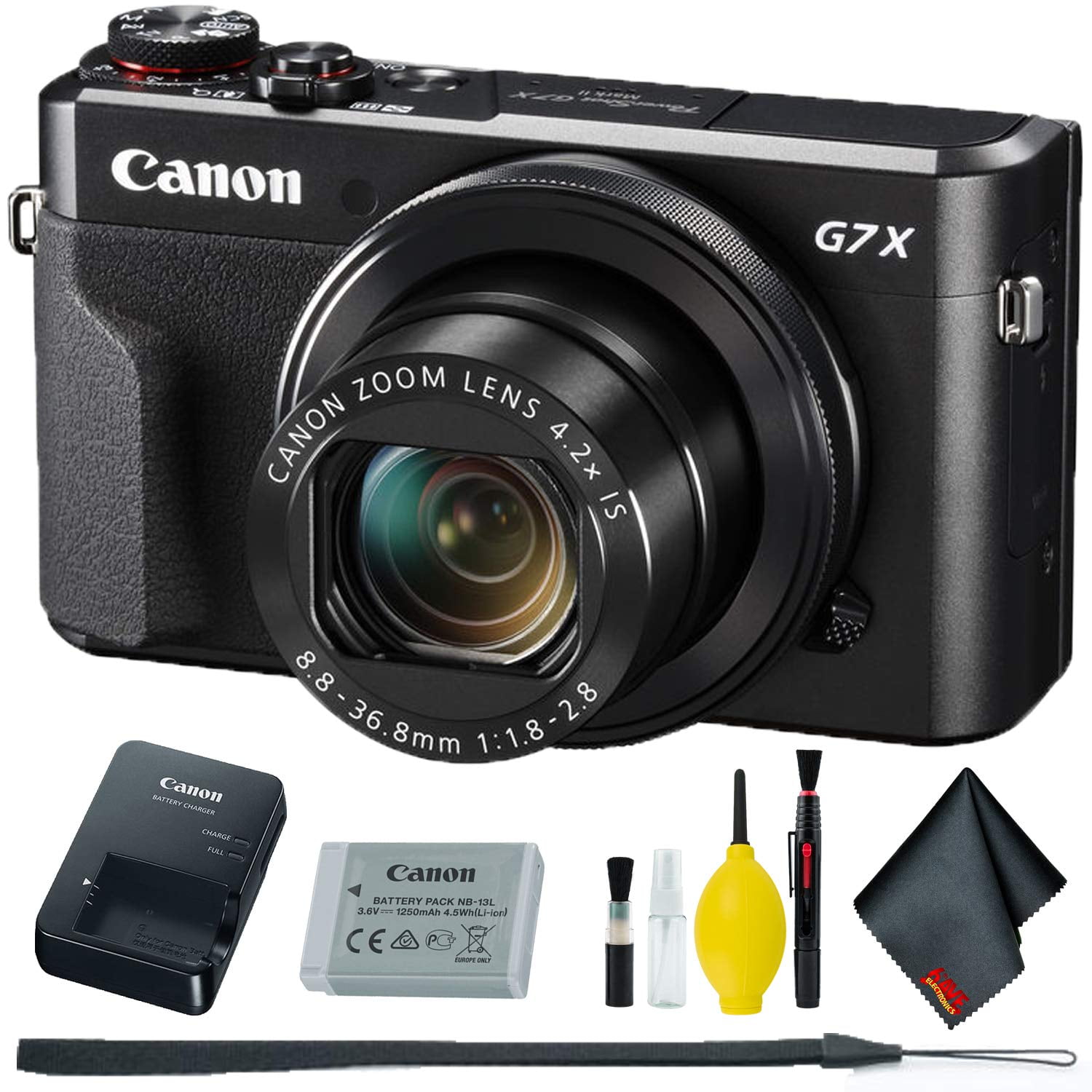 Canon PowerShot G7 X Mark II 本体・付属品セット Canon PowerShot G7 X Mark II Digital Camera Base Bundle