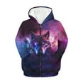thumbnail image 5 of DISNIMO Galaxy Wolf Hoodies for Boys Butterfly Hoodie for Kids Zipper Sweatshirt Boy Hooded Sweatshirts for Boys Hoodie Jackets Size 8-10 Zip Jacket Boys Animal Hoodies Child Clothes Fall, 5 of 7