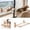 20.47Inch, variant on Wooden Cat Window Perch With Suction Cups Foldable Cat Window Hammock For Indoor Cats Sunbathing Sleeping