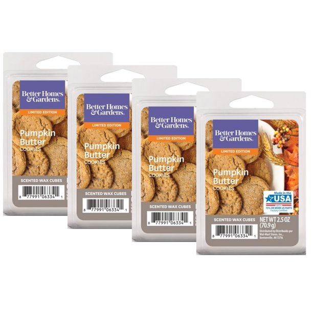 Better Homes & Gardens 2.5 oz Pumpkin Butter Cookies ...