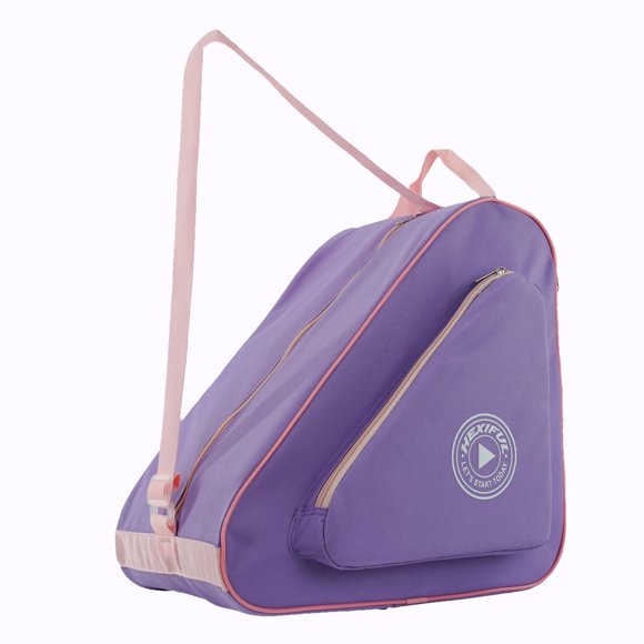 Bolso para patines HEXIFUL impermeable morado y rosa para niños y adultos