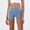 Light Blue, variant on Slip Yoga Shorts for Women Seamless Anti Chafe Workout Shapewear Thigh Cooling Biker Yoga Shorts S