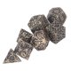 thumbnail image 3 of Dados sólidos de juguete, poliedro de Metal, número claro, juego de rol, dados rodantes, juego de juguete para mesa, barril plateado de bronce, 3 of 9