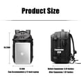 thumbnail image 2 of SQDWYGUO Vacpack Backpack, Airback Backpack with Pump, 60L Expandable Backpack with Vacuum Compression, Waterproof and Anti-Theft Air Vacuum Backpack for Travel,Green, 2 of 6