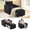 1-Seat Black, variant on Ebello 3-in-1 Convertible Corduroy Sleeper Sofa Bed with Phone Holders & USB Ports, Pull Out Bed, Adjustable Backrest, Easy Assembly, 1-Seat(Black)