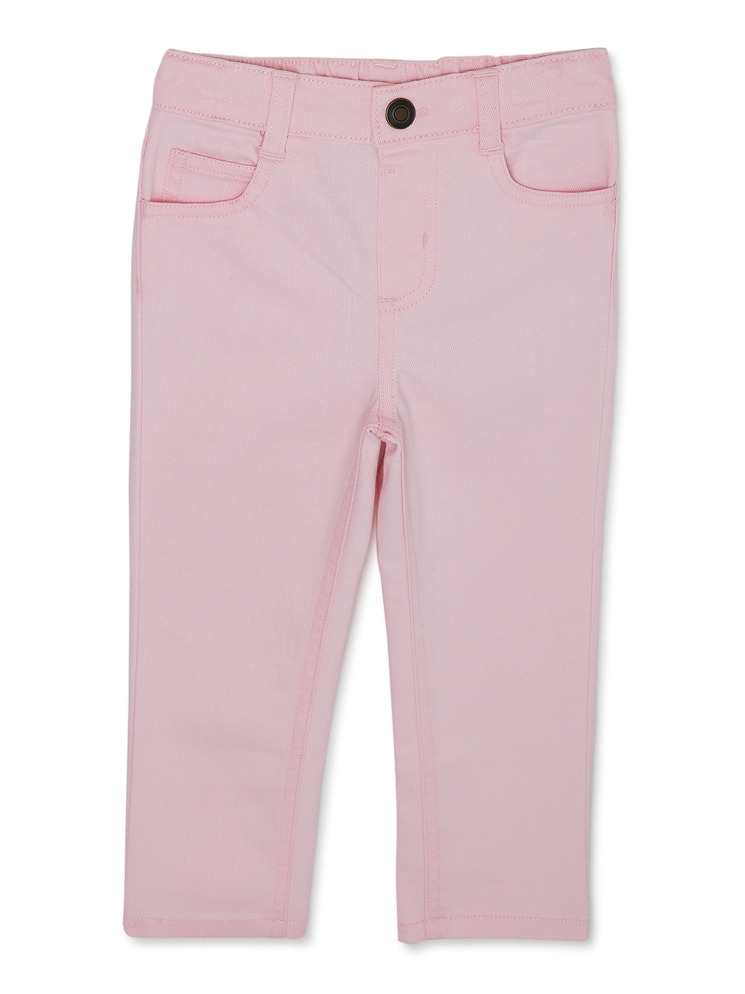 【WONDER WONDER】Denny Pink Unique Wash Wide Long Denim Pt Wonder Nation Girls Wide Leg Jean, Sizes 4-18 & Plus