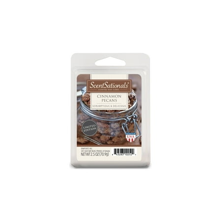 ScentSationals 2.5 oz Cinnamon Pecans Scented Wax Melts