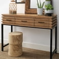 thumbnail image 2 of Eden Home Farmhouse Wood and Metal Console Table in Natural/Black, 2 of 4