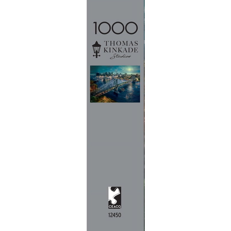Ceaco 1000-Piece Silver Select Moonlight over Manhattan