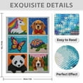 thumbnail image 3 of Diamond Art Kits for Adults - 5d Mosaic Art Animals Whimsical Scenes Diamond Painting for Adults, Diamond Art for Adults Beginners, Diamond Painting Kits for Adults for Home Wall Decor, 3 of 7