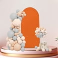 thumbnail image 5 of Arch Backdrop Cover (3.9FT & 1.6FT), Stretchy Orange Arch Stand Cover, Wedding Birthday Baby Shower Party Decorations Backdrop, 5 of 8
