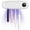White, variant on XIMEI Wall Mounted Toothbrush Holder, 4 Slots UV Sanitizer with Air Drying, 3000mAh Rechargeable Cordless Timer Function, No Drilling, Black