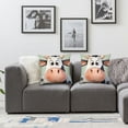 thumbnail image 2 of Cute Cow Polka Dot Print Throw Pillow Covers Soft Corduroy Pillow Cushion Covers Pillowcase for Sofa Living Room Decoration Home, 2 of 7