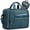 Dark Green, variant on QUARRYUS Men's Quilted Water Resistant 17.3 Inch Laptop Briefcase, Business Computer Bag with Gold Metal Zippers & Detachable Shoulder Strap