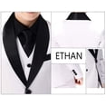 thumbnail image 6 of ETHAN Little Boys Tuxedo Suit White Slim Fit 4 Piece Suit for Wedding Boys Dress Suit 4, 6 of 7