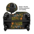 thumbnail image 2 of Susaid Cozy Cottage Lakeside Sunset Print Elastic Washable Suitcase Cover with Hidden Zipper, Fits 18-32 Inch Luggage for Protection During Travel-Medium, 2 of 7