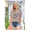 thumbnail image 2 of Arach&Cloz Women's V-Neck Short Sleeve Special Rib Knitted Pattern Casual Tops Sweater Spring Summer 2025, 2 of 7