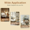 thumbnail image 6 of Homy Casa Reception Chairs Set of 2 Swivel Office Reception Guest Chair with Padded Arms for Conference Reception Lobby, Beige, 6 of 7