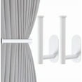 thumbnail image 5 of Adhesive Curtain Holdbacks Curtain Tie Backs Curtain Holdbacks No Drill Curtain Pull Backs Adhesive Curtain Hooks Curtain Holder, 5 of 9