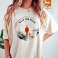 thumbnail image 5 of Buddhist Monks Walk For Peace Shirt, Spiritual Graphic T-Shirt, Mindfulness Meditation Tee, 5 of 5