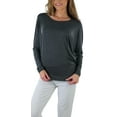 thumbnail image 4 of ToBeInStyle Women's Long Sleeve Dolman Top, 4 of 7