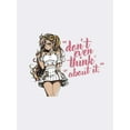 thumbnail image 2 of Don't Even Think About It - Deluxe Cotton Tee, 2 of 4