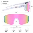 thumbnail image 4 of Gafas de sol de béisbol para jóvenes SEKKAF para niños y niñas de 6 a 12 años, 4 of 6