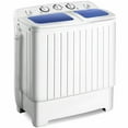 thumbnail image 3 of Gymax Compact Portable Washing Machine Twin Tub 20 lbs Washer Spinner Home Dorm, 3 of 9
